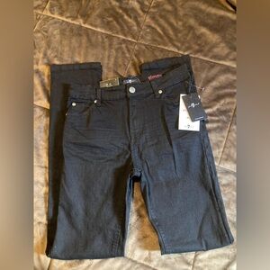 7 for all Mankind, kids size 14, slimmy-slim straight leg, black, new with tags